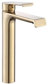 Umývadlová batéria vysoká Rea Hass zlato brúsené