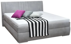 Čalúnená posteľ IRAKLEA 180x200 sivá