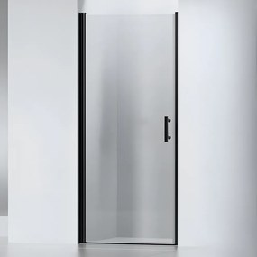 Madeira 90 čierne otváracie sprchové dvere, 190cm, 6mm