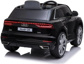 Detské elektrické autíčko na diaľkové ovládanie BestBerg BBCC-70B - Audi Q8 / od 3 rokov / nosnosť 30 kg / čierne