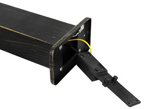 Priemyselná stojaca vonkajšia lampa starožitné zlato 80 cm IP44 - Baleno