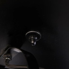 Priemyselné bodové svetlo čierne s mosadzou 3-svetlo - Haicha