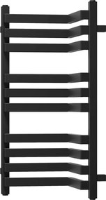 Mexen Loop, kúpeľňový radiátor 750 x 375 mm, 413 W, čierna, W129-0750-350-00-70