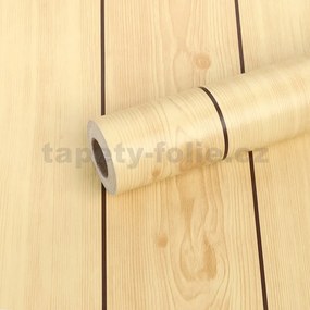 Samolepiace tapety 45 cm x 10 m IMPOL TRADE 9316, smrekové dosky, Samolepiace tapety