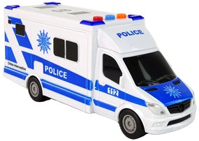 Lean Toys Policajné auto na trecí pohon – Svetelné a zvukové efekty