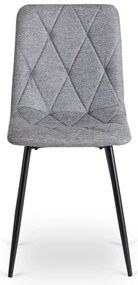 PROXIMA.store - Čalúnená jedálenská stolička ROBIN 2 FARBA: čierna