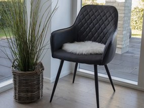 Lambskin podsedák umelá kožušina 35 cm biela