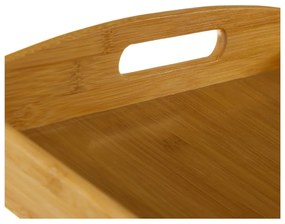 Drevený podnos z bambusu Casa Selección, 58 × 38 cm
