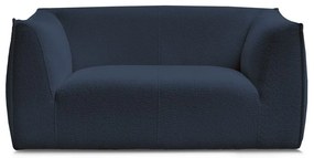 Tmavomodrá pohovka z textílie buklé 170 cm Giorgia – Bobochic Paris