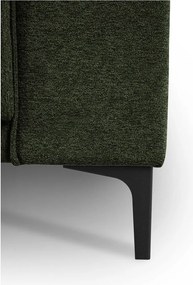 Zelená ženilková rohová pohovka (ľavý roh/s leňoškou) Copenhagen – Scandic