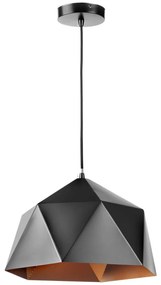 ONLI - Luster na lanku YONG 1xE27/22W/230V čierna pr. 38 cm OL0228