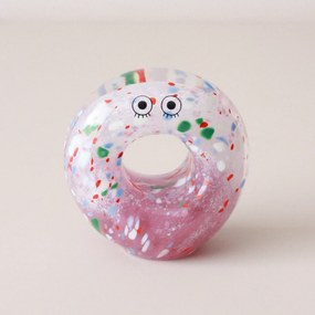 Studio Arhoj Sklenená figúrka Crystal Atypical Donut