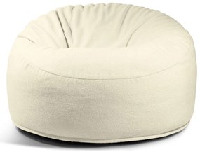 Hnedý sedací vak z textílie buklé Om 110 – SLOWDOWN