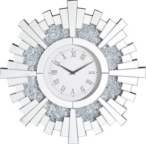 XXXLutz NÁSTENNÉ HODINY strieborná 60/60/5,2 cm Xora - Hodiny - 001047015501