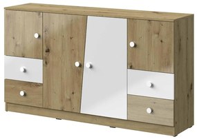 Komoda Nero 06 160 – Biely Lesk