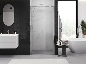 Mexen Exo, posuvné dvere do otvoru 95x200 cm, 6mm číre sklo, chrómový profil, 8151-095-000-01-00