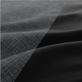 Trojmiestna rozkladacia sedačka LUNA tmavosivá / čierna