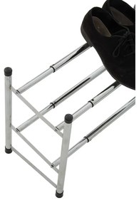 Kovový teleskopický stojan na topánky v striebornej farbe – Premier Housewares