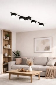 Brilagi - LED bodové svietidlo MONO 4xGX53/30W/230V čierna