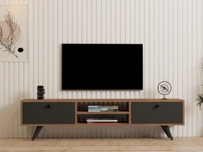 TV stolík/skrinka Tebuvi (borovica atlantická + antracit) . Vlastná spoľahlivá doprava až k Vám domov. 1095158