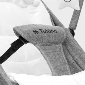 Detské hojdacie kreslo 4v1 Moon 35 sivé