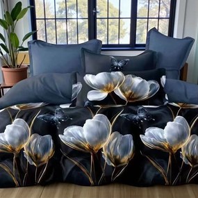 Posteľné obliečky Homa EDIT DARK 7-dielna sada 140x200 cm