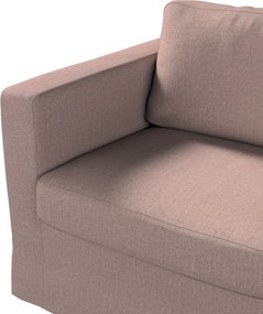 Poťah na sedačku Karlstad (nerozkladací, 2-miestny, dlhý) farba produktu ružová látka zapletaná