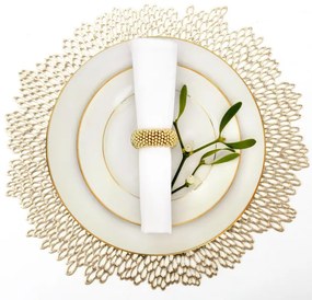 Set šiestich podložiek pod taniere ELEN strieborné