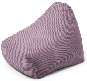 Fialový menčestrový detský sedací vak Snug 80 – SLOWDOWN