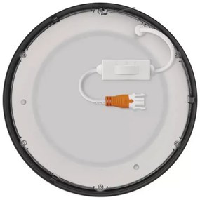 LED Stropné svietidlo LED/12,5W/230V 3000/3500/4000K pr. 17 cm čierna