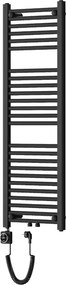 Mexen Mars, elektrické vykurovacie teleso 1200 x 400 mm, 400 W, čierna, W110-1200-400-6400-70