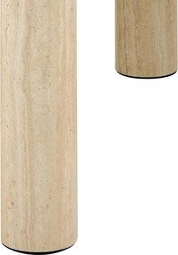 Konferenčný stolík Solano 60 cm béžový travertín
