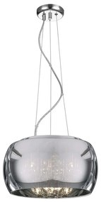 Klausen 142011 - Luster na lanku ORCHIDE 5xG9/3W/230V lesklý chróm