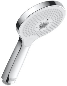 DURAVIT ručná sprcha 3jet Click MinusFlow, priemer 120 mm, chróm/biela, UV0652017010