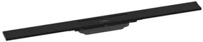 Sprchový žľab Hansgrohe RainDrain Flex 80 cm nerez matná černá mat 56044670, 1 ks