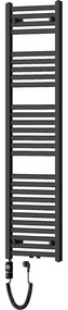Mexen Hades, elektrické vykurovacie teleso 1500 x 400 mm, 600 W, čierna, W104-1500-400-2600-70