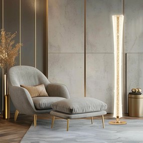 Toolight Toolight, LED lampa na postavenie, 12W, 3000K, LHJ073-F, zlatá, OSW-50033