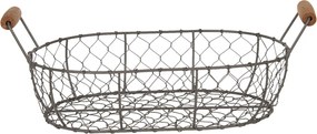 Sada 3 drôtených košíkov Filaire - 42 * 27 * 15/38 * 23 * 14/34 * 19 * 13 cm