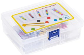 KIK Montessori vzdelávacie puzzle – farebné guličky, 66 dielov