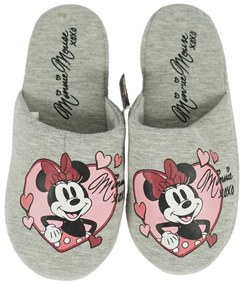 Domáca obuv MINNIE MOUSE, svetlosivá - rôzne veľkosti Veľkosť: 40 - 41