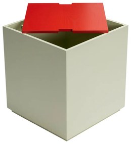 Truhlica z jaseňového dreva v červenej a svetlozelenej farbe 40x45 cm Vault – Hübsch