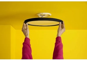 WiZ - LED RGB Stmievateľné stropné svietidlo SUPERSLIM LED/22W/230V Wi-Fi čierna