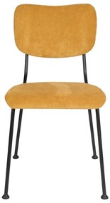 Žlté jedálenské stoličky v súprave 2 ks Benson - Zuiver