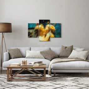 Obraz - Bozkávajúci sa anjeli (90x60 cm)