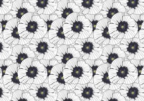 Fototapeta - Kvetinový vzor (152,5x104 cm)