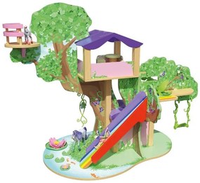 Playtive Drevený zvierací svet (strom pre lesné víly)  (100380938)