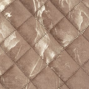PREHOZ NA POSTEĽ LUIZ6 200X220 CM TMAVOBÉŽOVÁ