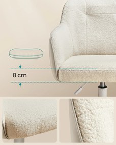 Otočná kancelářská židle Oktus béžová