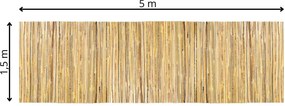 SPRINGOS Bambusová rohož na balkón a plot 1,8 x 5 m – maskovací kryt a zástena GA0229