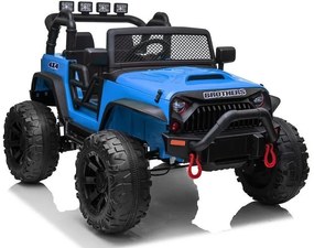 RAMIZ Elektrické autíčko - Jeep JC666 - lakované - modré - motor - 2x200W - batéria - 2x12V7Ah - 2023